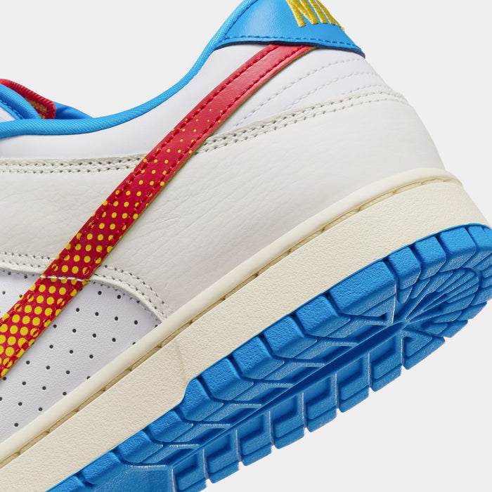 Dunk Low Retro SE Pop Art Mens Lifestyle Shoes (Sail/University Red/Tour Yellow/Photo Blue/White) Final Sale