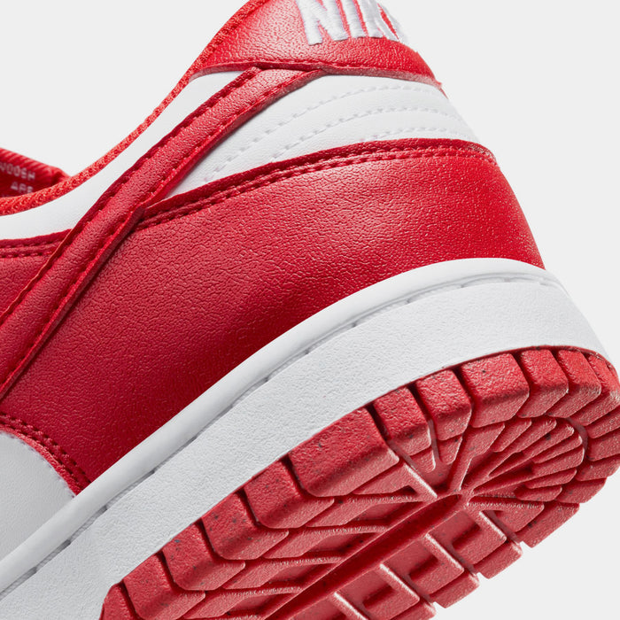 Dunk Low Womens Lifestyle Shoes (White/University Red)