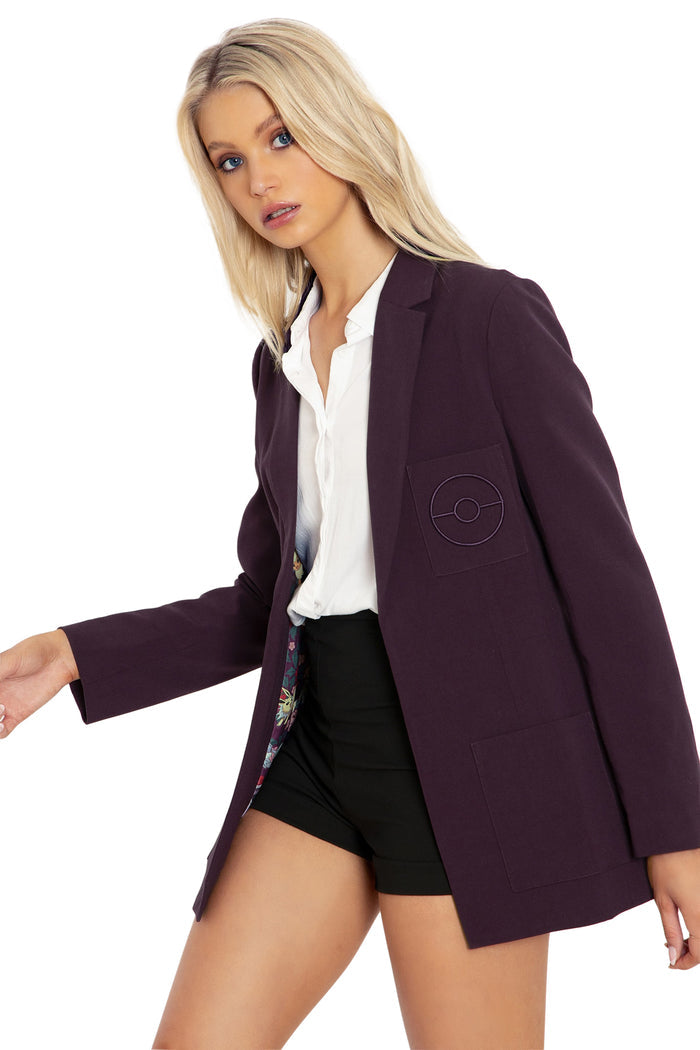 BlackMilk Clothing x Pokemon - Pokemon Floral Eevee Evolution Blazer - Pokémon Merchandise - Collaboration apparel - Licenced.