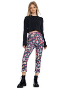 BlackMilk Clothing x Pokemon - Pokemon Floral Eevee Evolution Cuffed Pants - Pokémon Merchandise - Collaboration apparel - Licenced.
