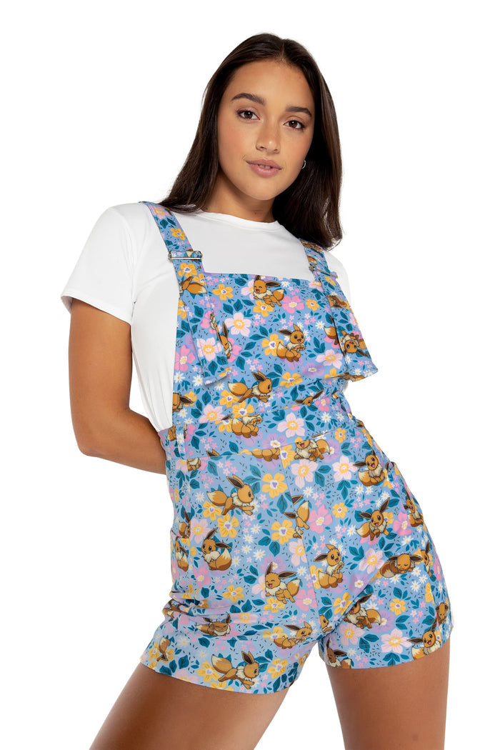 BlackMilk Clothing x Pokemon - Pokemon Eevee Garden Play Overalls - Pokémon Merchandise - Collaboration apparel - Licenced.