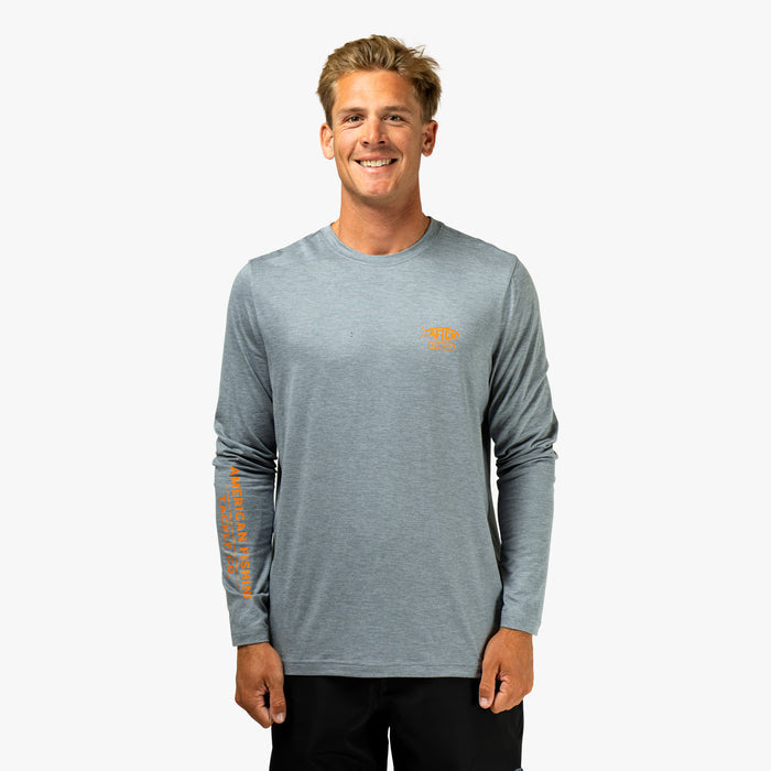 Steel Heather $Model is 6'1" 175lbs Size L$