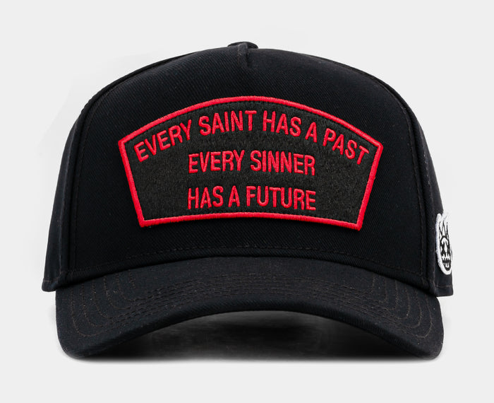 Every Saint And Sinner Trucker Mens Hat (Black/Red)