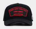 Every Saint And Sinner Trucker Mens Hat (Black/Red)