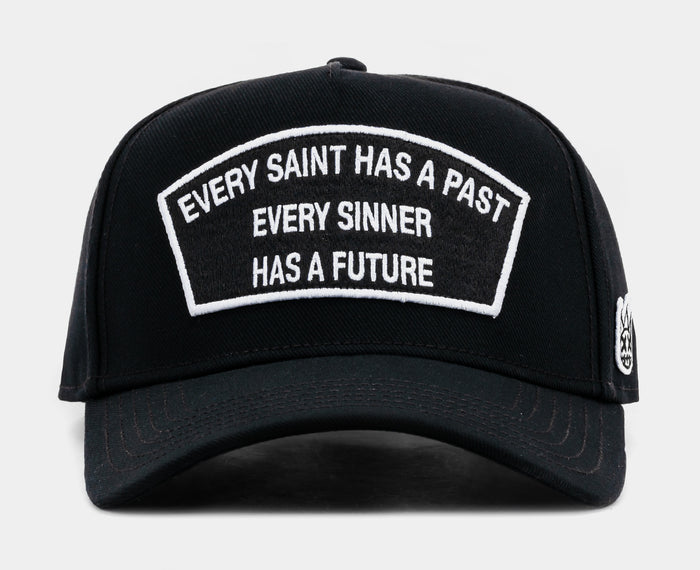 Every Saint And Sinner Trucker Mens Hat (Black/White)