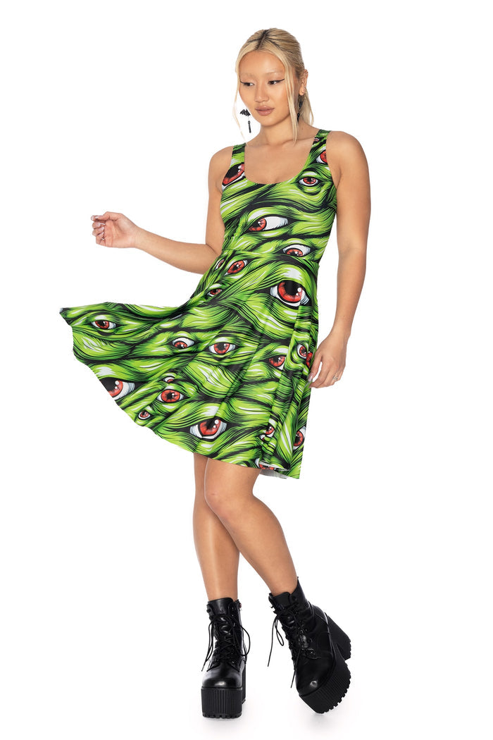 Eye On You Scoop Longline Dress