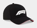 F1 BB Snapback Mens Hat (Black/White)