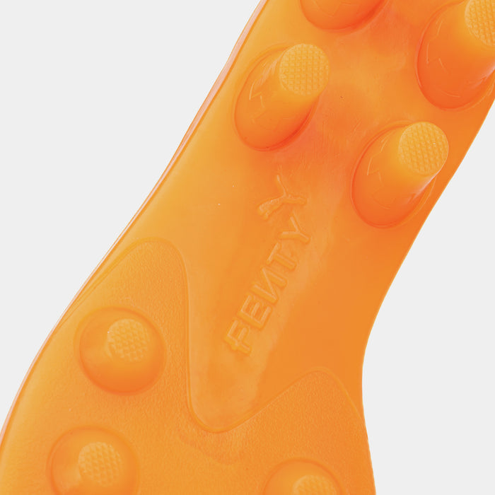 Fenty Cat Cleat Jelly Womens Sandals (Pumpkin Pie) Free Shipping