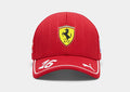 Ferrari Replica Leclerc Cap Mens Hat (Red/Yellow)