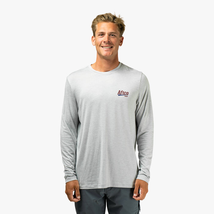 Athletic Heather $Model is 6'1" 175lbs Size L$