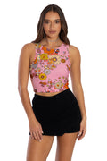 Fire-type Floral Wifey Top