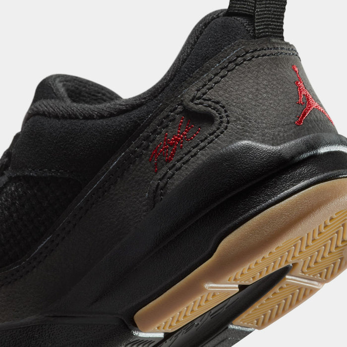 Flight Court Preschool Lifestyle Shoes (Black/Varsity Gum/ Medium Brown)