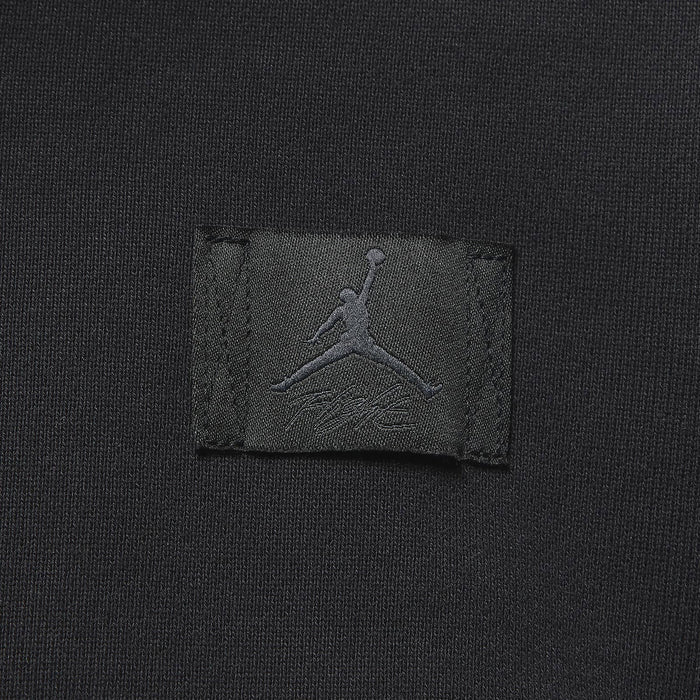 Flight Cropped Womens Fleece Sweatshirt (Black)