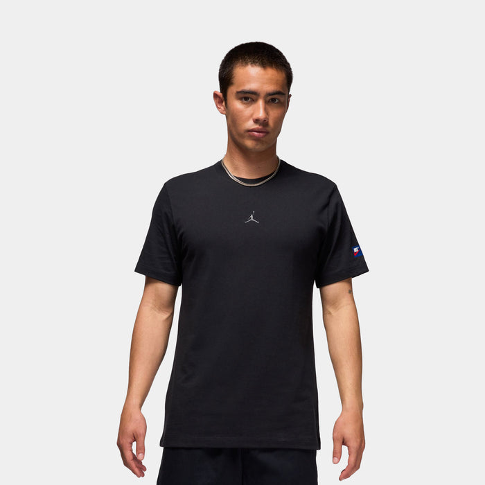 Flight Essentials Vintage AJ1 Mens Short Sleeve Shirt (Black/Sail)