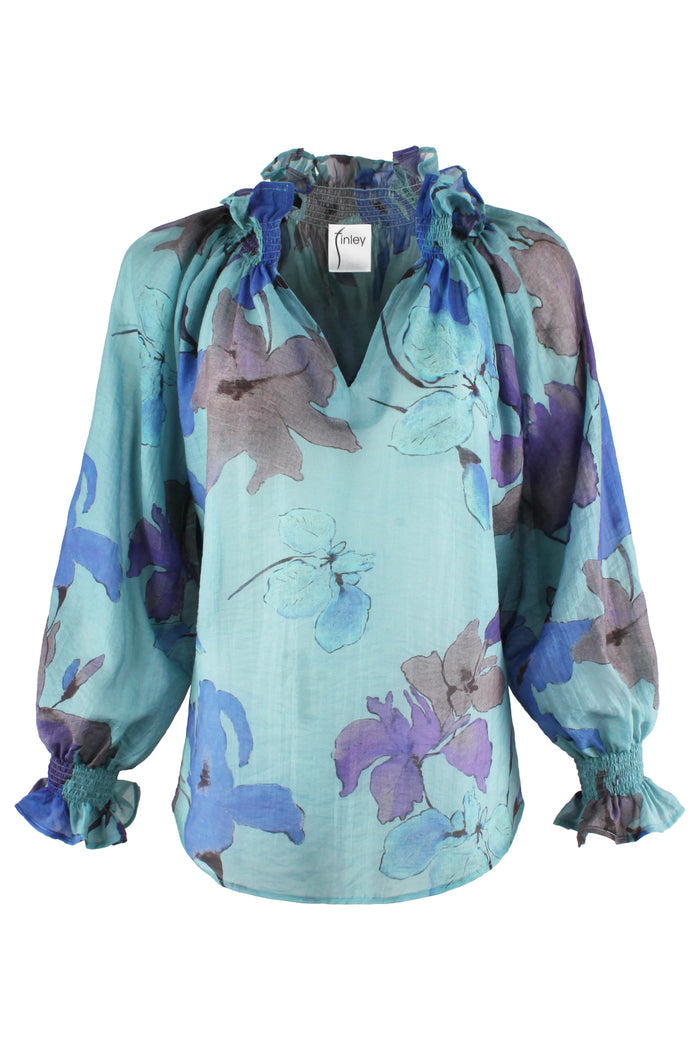 Florence Popover Blouse, Dreamy Orchid