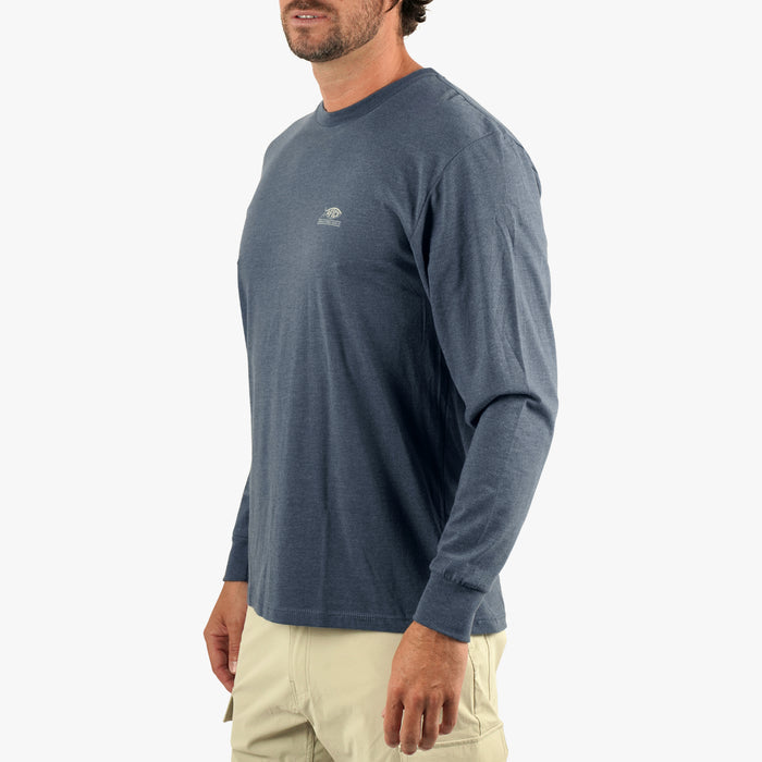 Midnight Heather $Model is 6'3" 185lbs Size L$