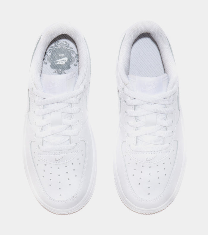 Force 1 LE Preschool Lifestyle Shoes (White)