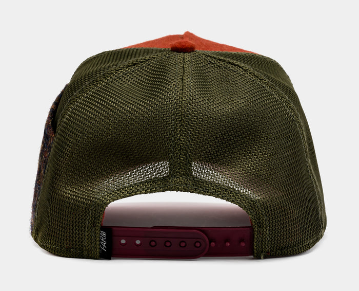 Freshman Fifteen Trucker Mens Hat (Green/Red)