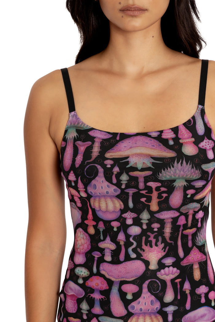 BlackMilk Clothing - Fungirl Black Sheer Bodycon Slip Dress