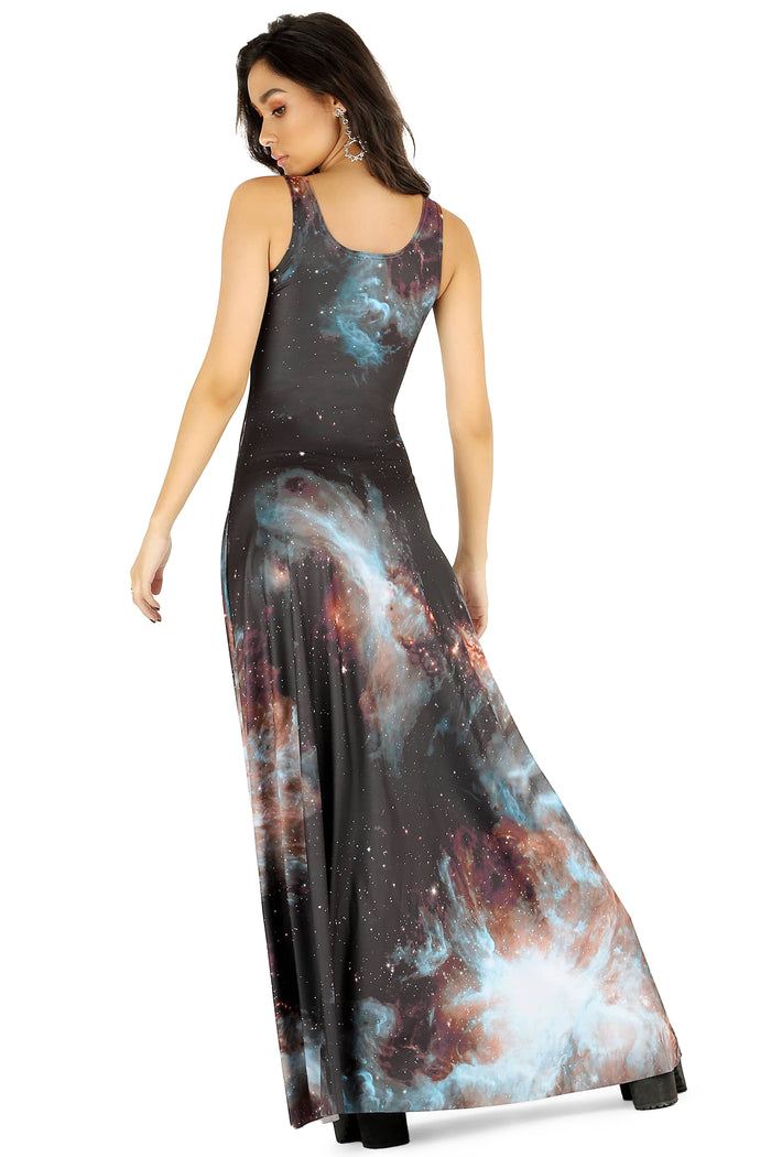 BlackMilk Clothing - Black Galaxy Maxi Dress