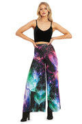 galaxy butterfly palazzo pants