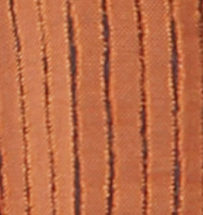 GAMEDAY!!  Bomba Twist-Hem Short Sleeve Shirt, Burnt Orange Open Weave Stripe