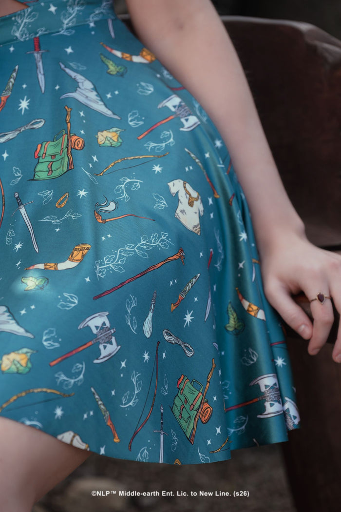 Gear Of The Fellowship Rio Skater Dress – Lord of the Rings collection by BlackMilk, product photo 2 of 7