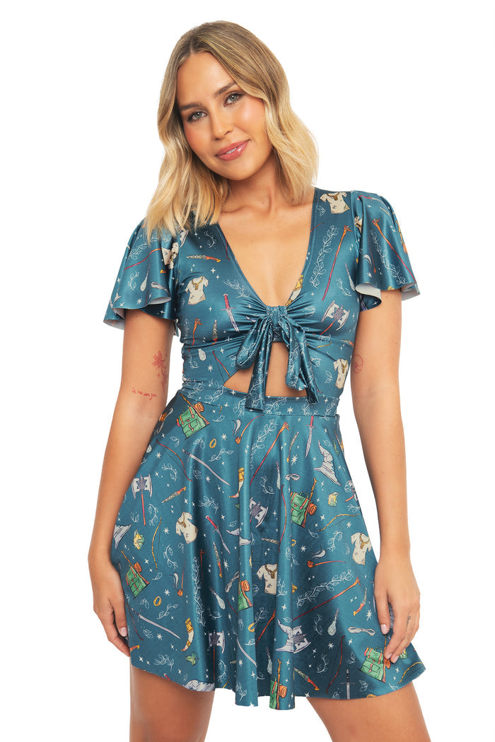Gear Of The Fellowship Rio Skater Dress – Lord of the Rings collection by BlackMilk, product photo 3 of 7