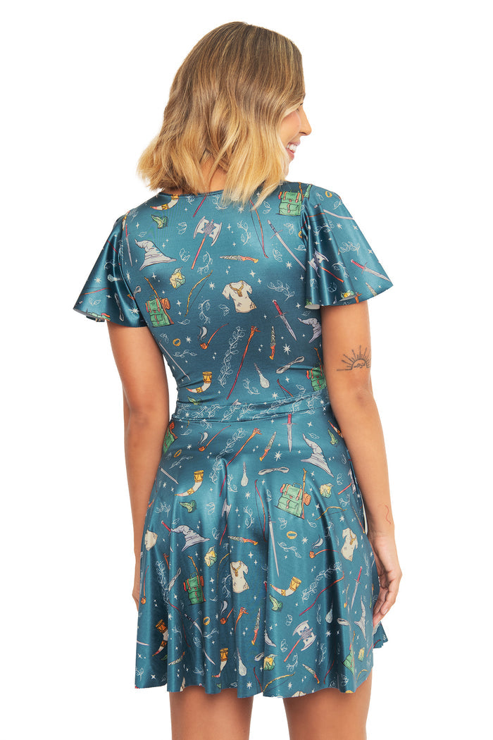 Gear Of The Fellowship Rio Skater Dress – Lord of the Rings collection by BlackMilk, product photo 5 of 7
