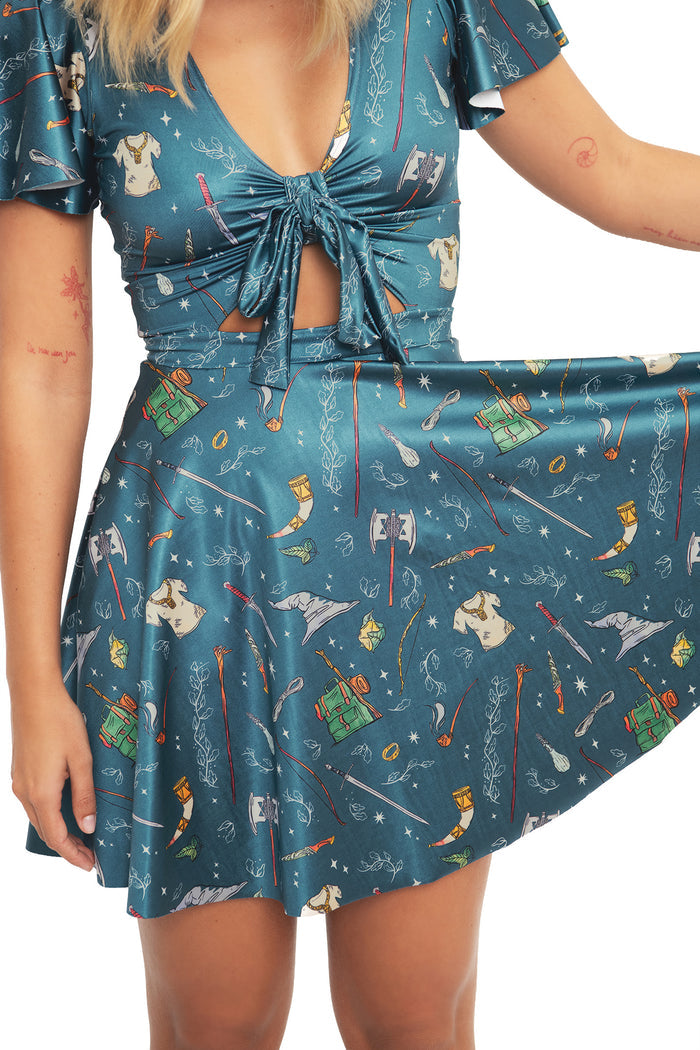 Gear Of The Fellowship Rio Skater Dress – Lord of the Rings collection by BlackMilk, product photo 6 of 7