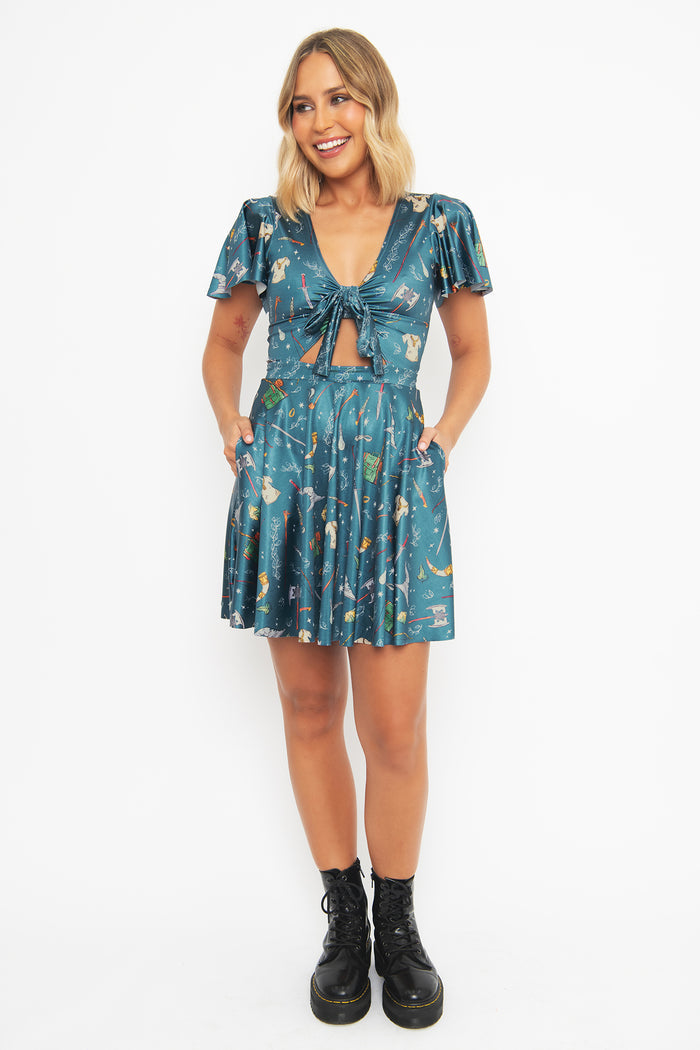Gear Of The Fellowship Rio Skater Dress – Lord of the Rings collection by BlackMilk, product photo 7 of 7