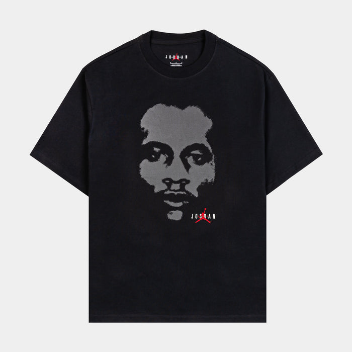 Gel Reflective 1985 Mens Short Sleeve Shirt (Noir/Gym Red)