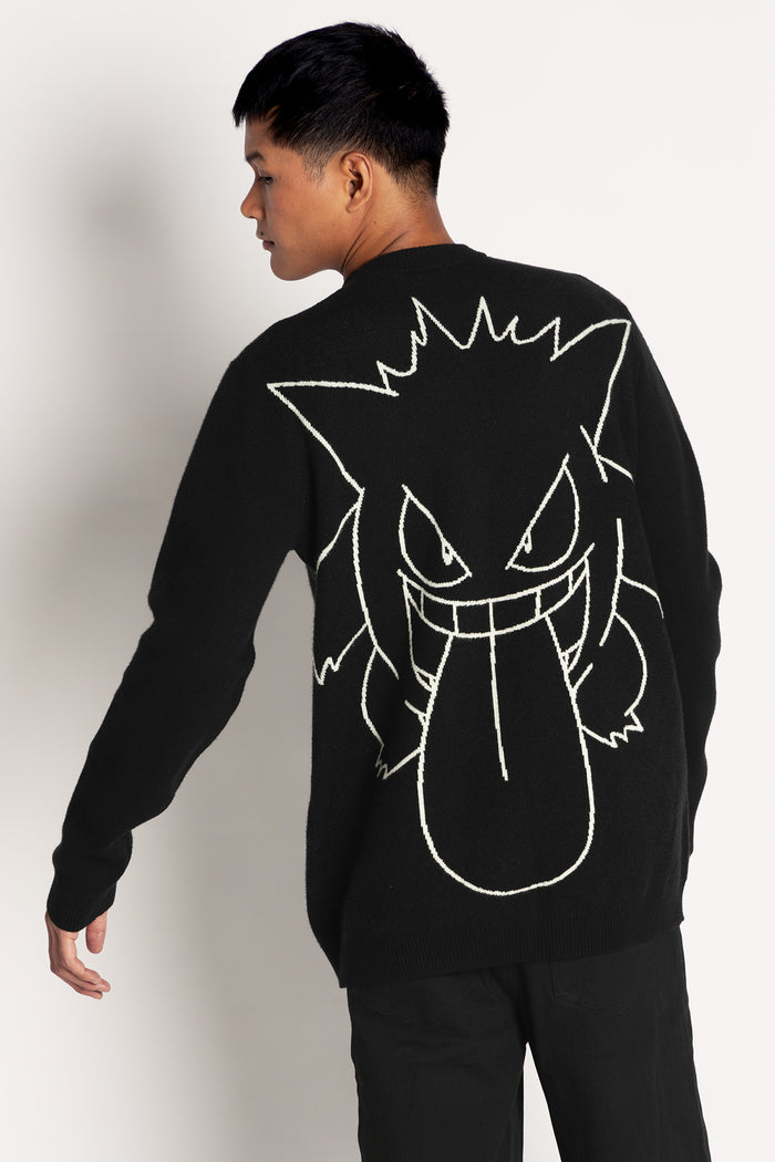 Gengar Unisex Crew Knit Sweater
