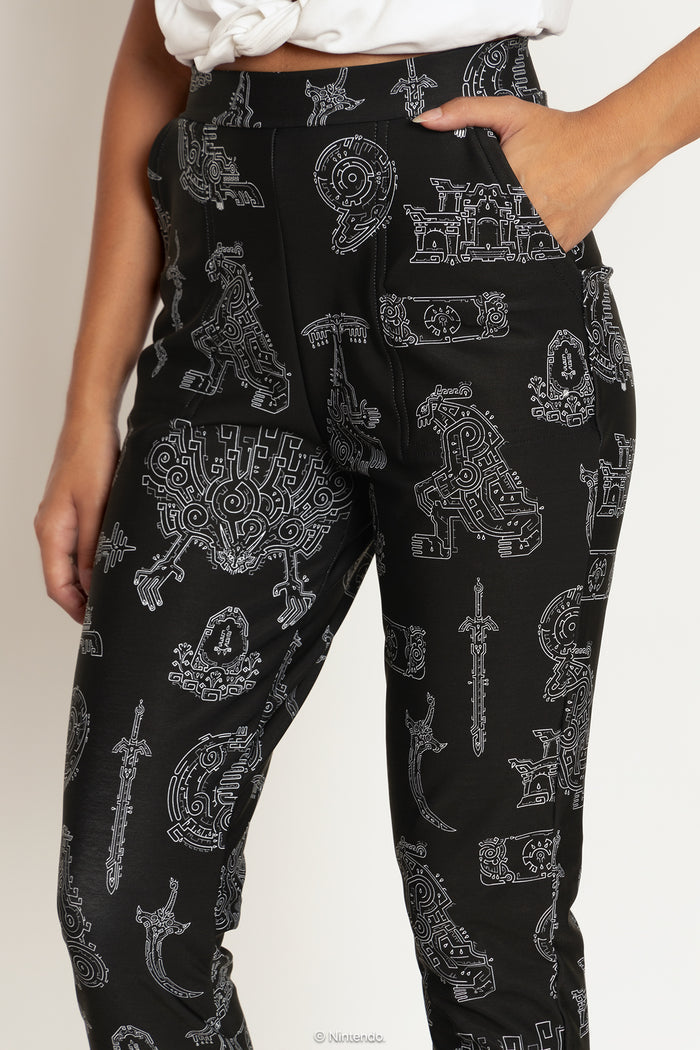 Geoglyphs Cuffed Pants