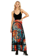 glass dragons maxi skirt