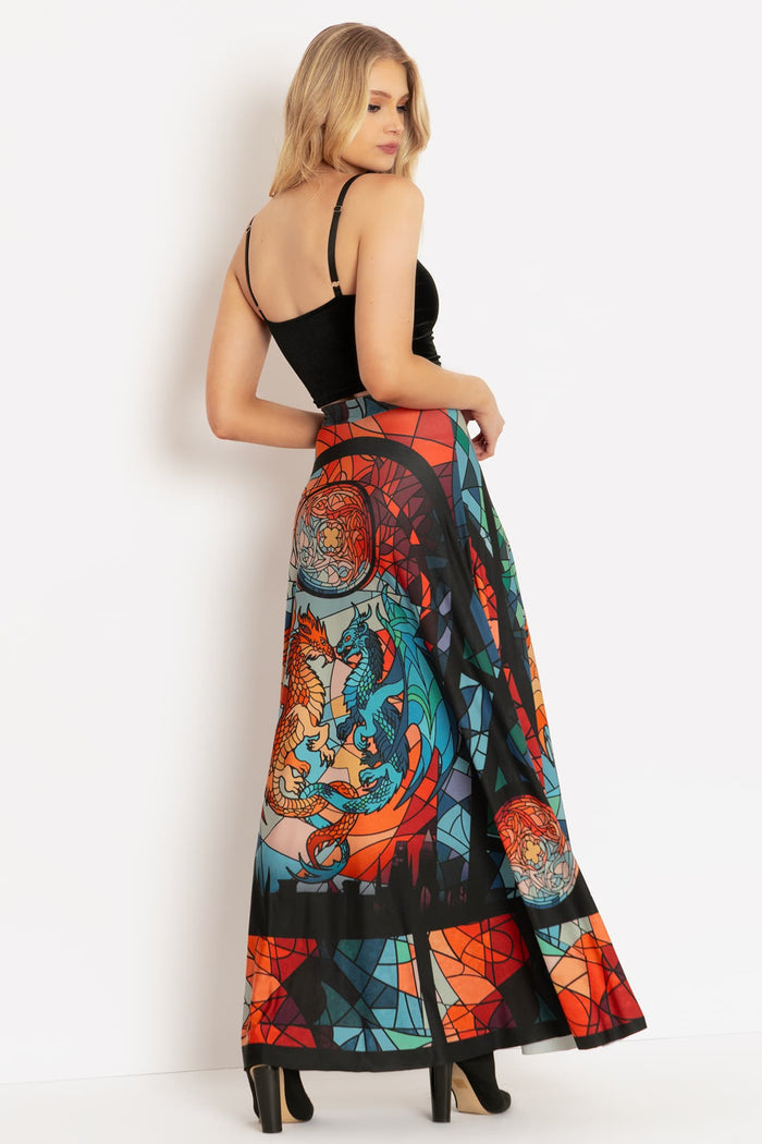Glass Dragon Maxi Skirt