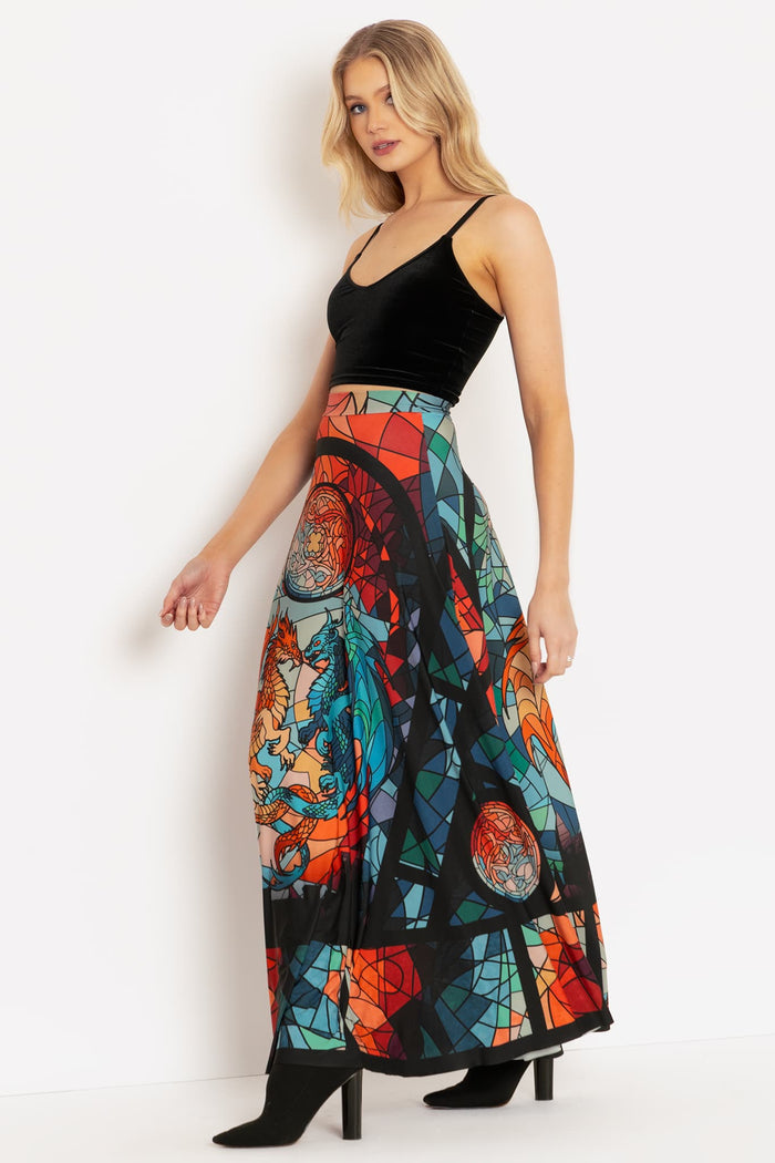 Glass Dragon Maxi Skirt