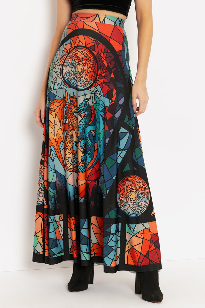 Glass Dragon Maxi Skirt