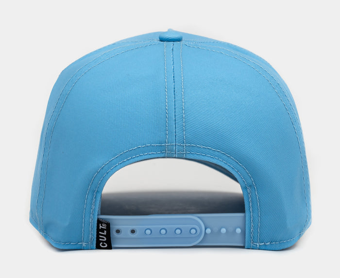 Good At Being Bad Trucker Mens Hat (Blue/White)
