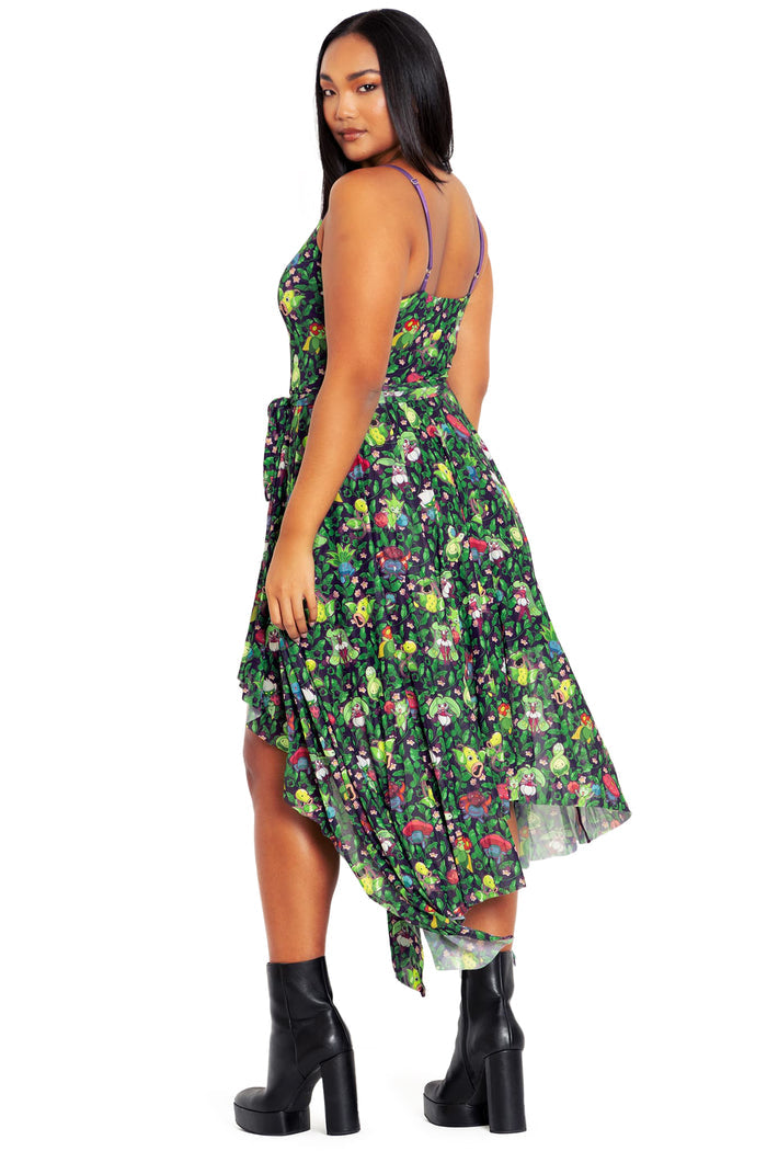 BlackMilk Clothing - Grass Type Garden Dance Choreographer Dress