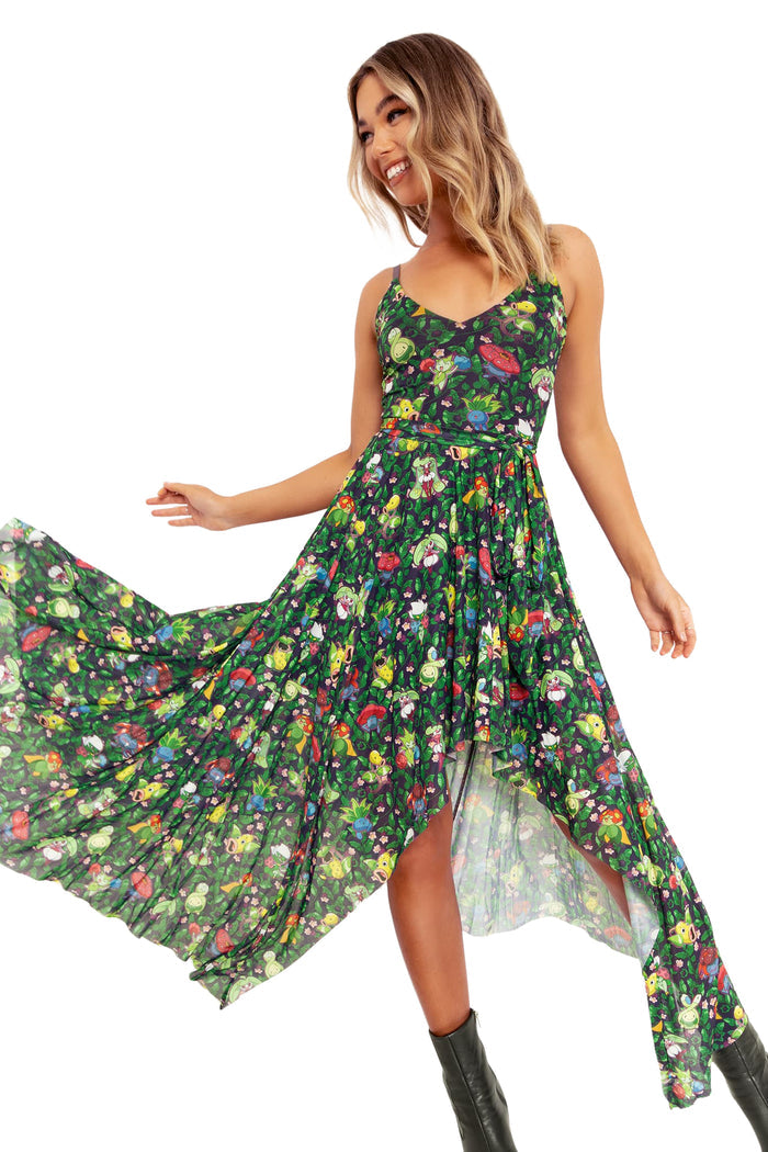 BlackMilk Clothing - Grass Type Garden Dance Choreographer Dress