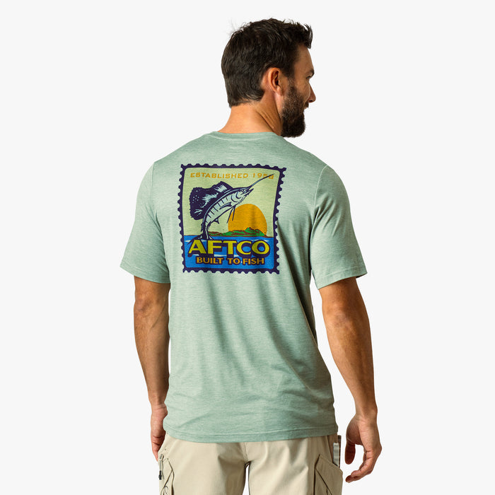 Bay Leaf Heather $Model is 6'0" 182lbs Size M$