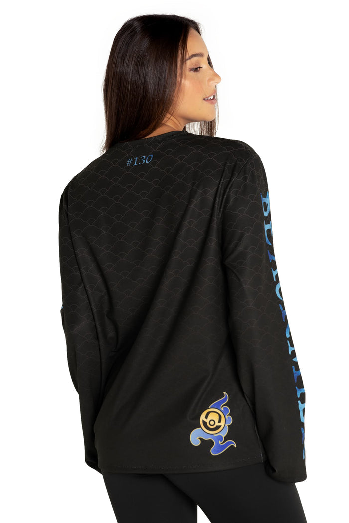 BlackMilk Clothing x Pokemon - Gyarados Long Sleeve Oversized Boyfriend Tee - Pokémon Merchandise - Collaboration apparel - Licenced.