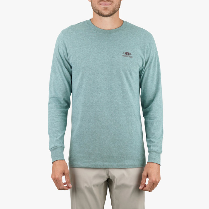 Moonstone Heather $Model is 6' 170lbs Size L$