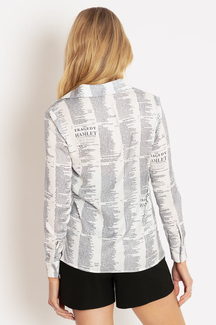 Hamlet White Long Sleeve Work It Shirt