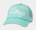 Hawaii Foamy Valin Snapback Mens Hat (Seafoam)