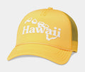 Hawaii Foamy Valin Snapback Mens Hat (Yellow)