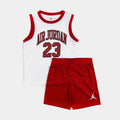 HBR DNA Muscle Tee and Short Set Preschool Set (Red/White)