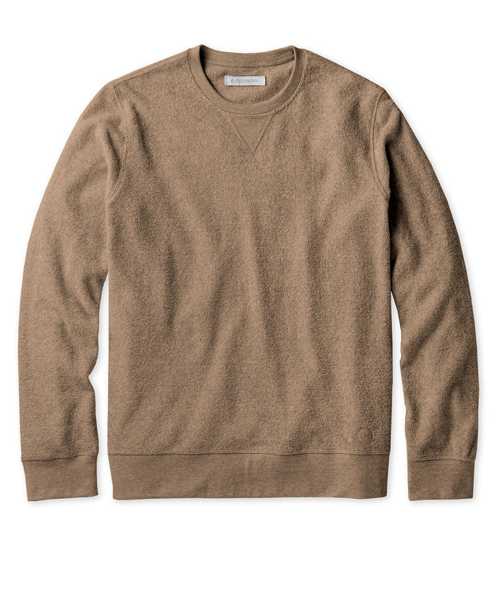 Brown sweatshirt on a white background