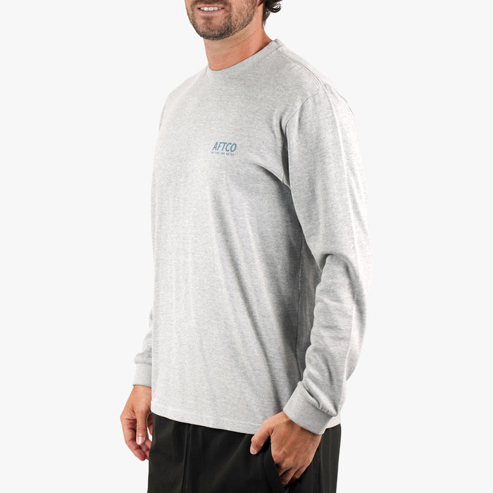 Athletic Heather $Model is 6'3" 185lbs Size L$